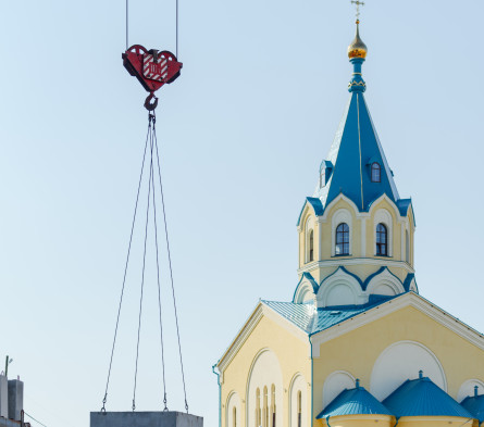 Строительство Храма Рождества Пресвятой Богородицы в Чистых прудах
