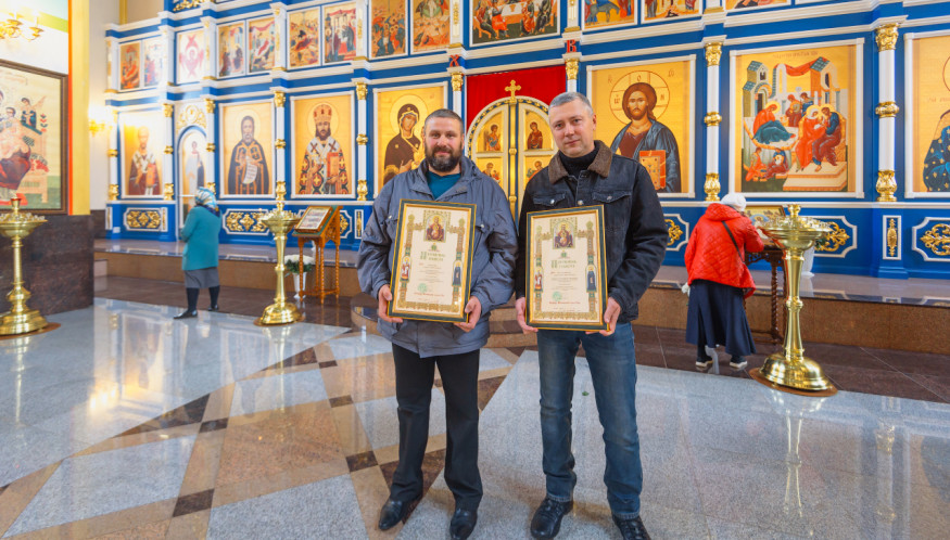 В Чистых прудах освятили Храм в честь Рождества Пресвятой Богородицы