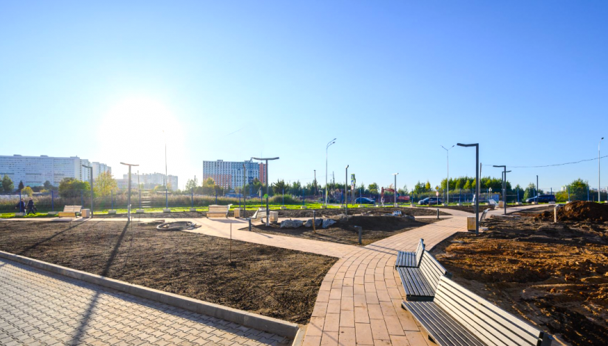 Благоустройство сквера в Чистых прудах: КСМ создает уютное пространство для отдыха