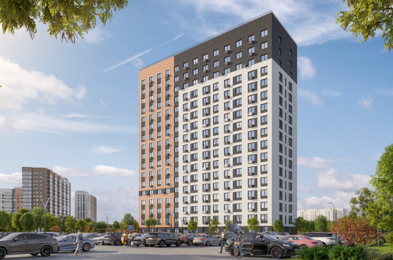 Парковка по внешнему периметру дома