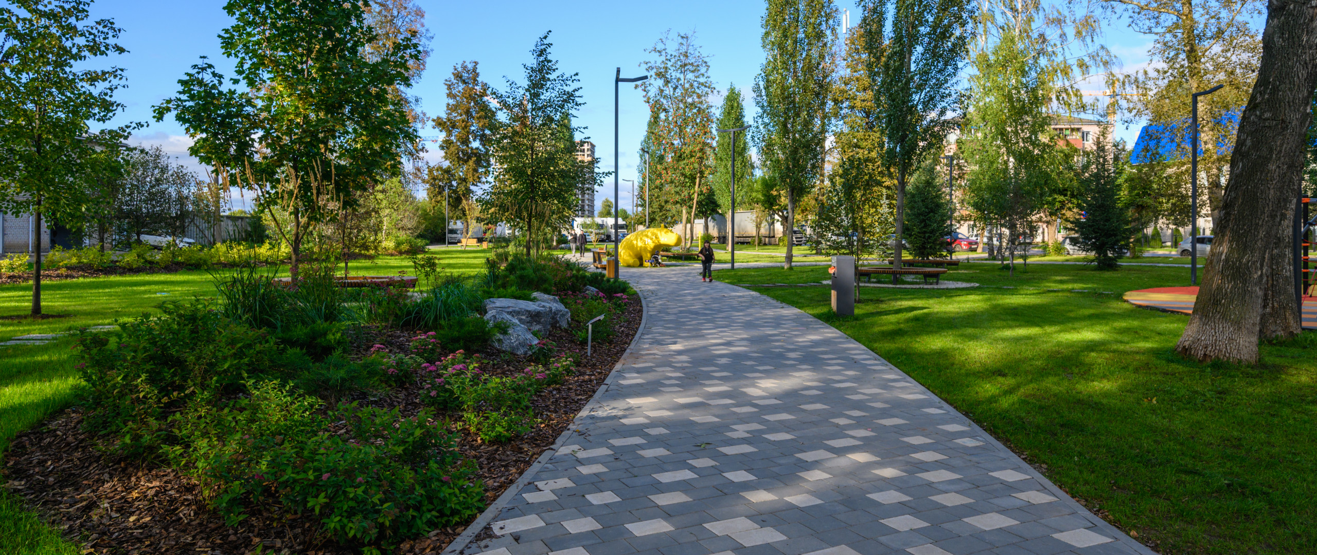 сквер общий вид